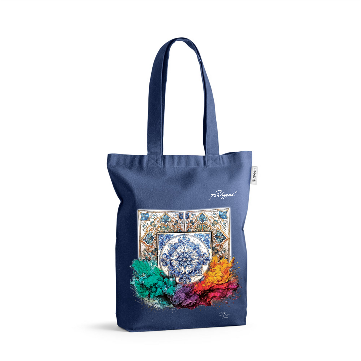 Sacos de Algodão Ecológico 220g Azulejos 1