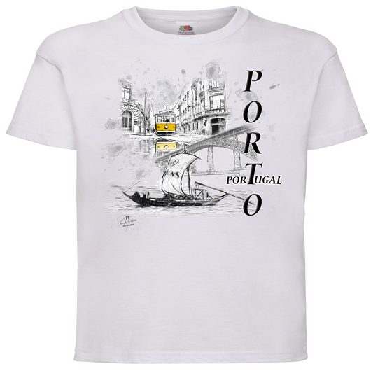 T-shirt Fruit of the Loom Kids Espelho 2