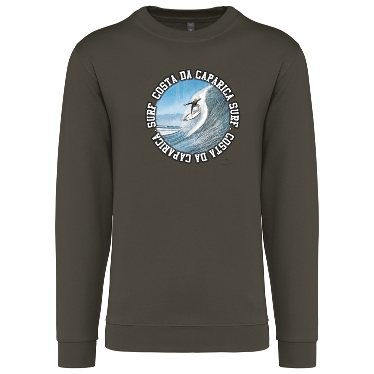 Sweatshirt Kariban sem Capuz Monster Waves 2 Costa da Caparica