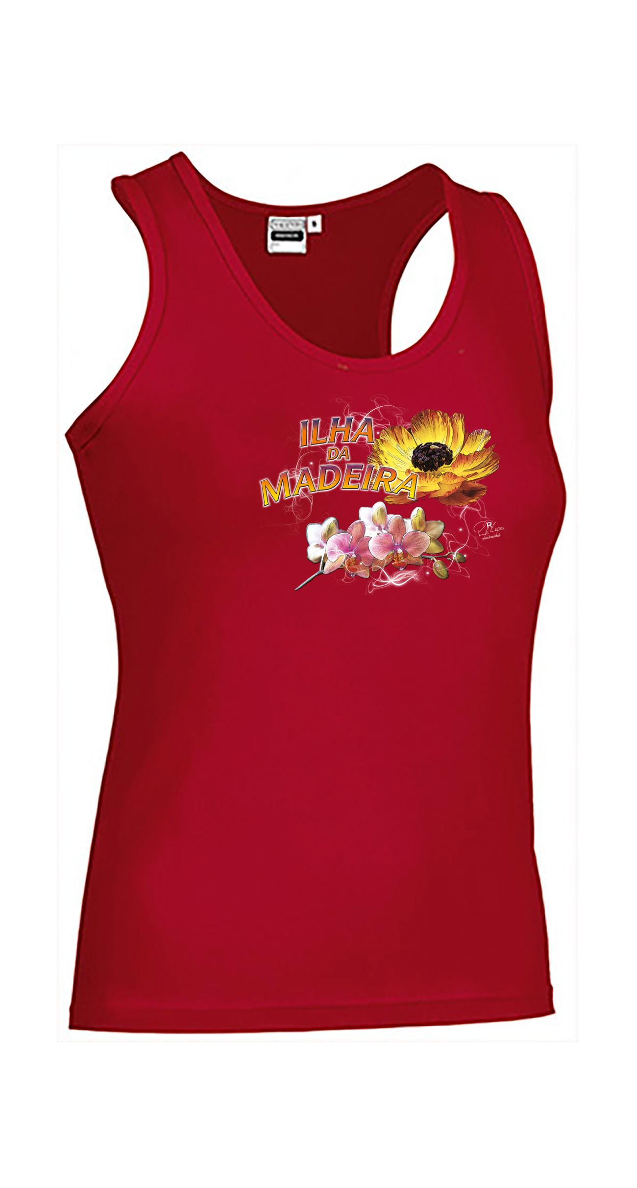 T-shirt Alças Senhora Madeira Flowers