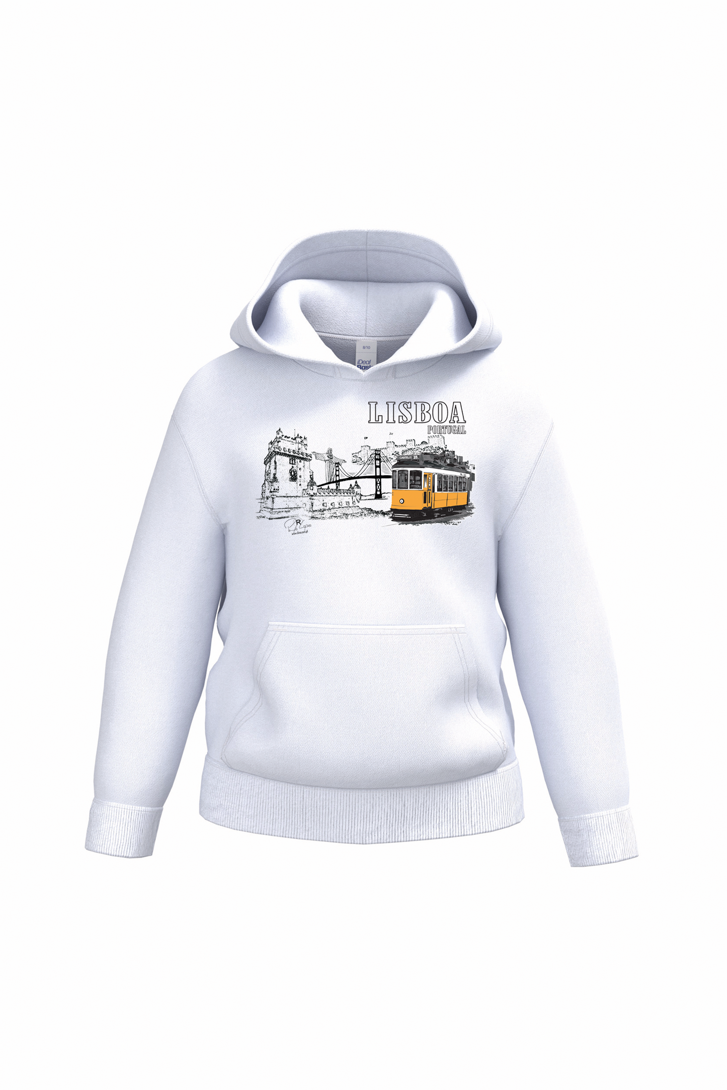 Sweatshirt com capuz Ideal Kids Monumentos Lisboa