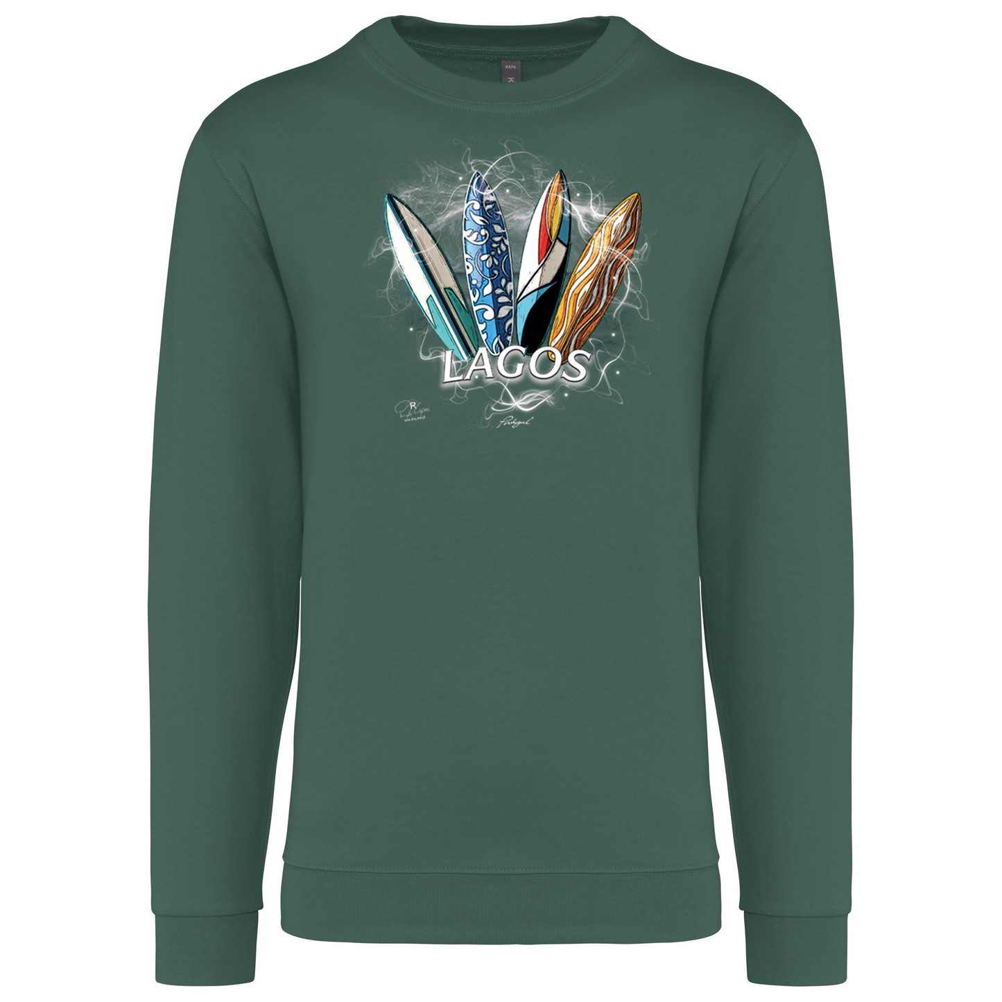 Sweatshirt Kariban sem Capuz Surfboards Lagos