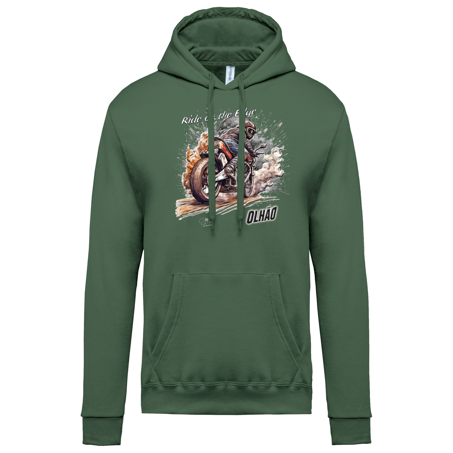 Sweatshirt Kariban com Capuz Ride on the Edge Olhão