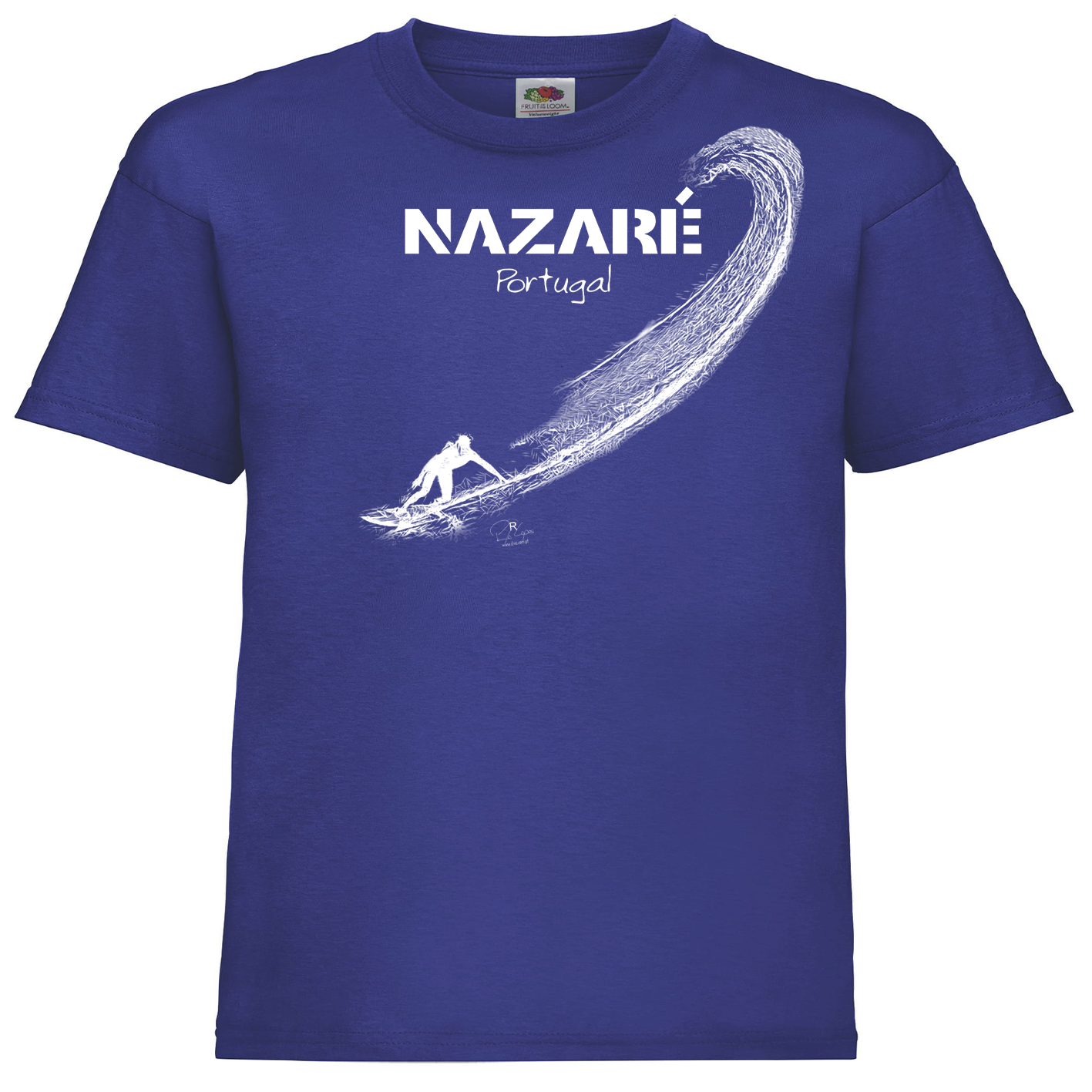 T-shirt Fruit of the Loom Kids Surf Nazaré