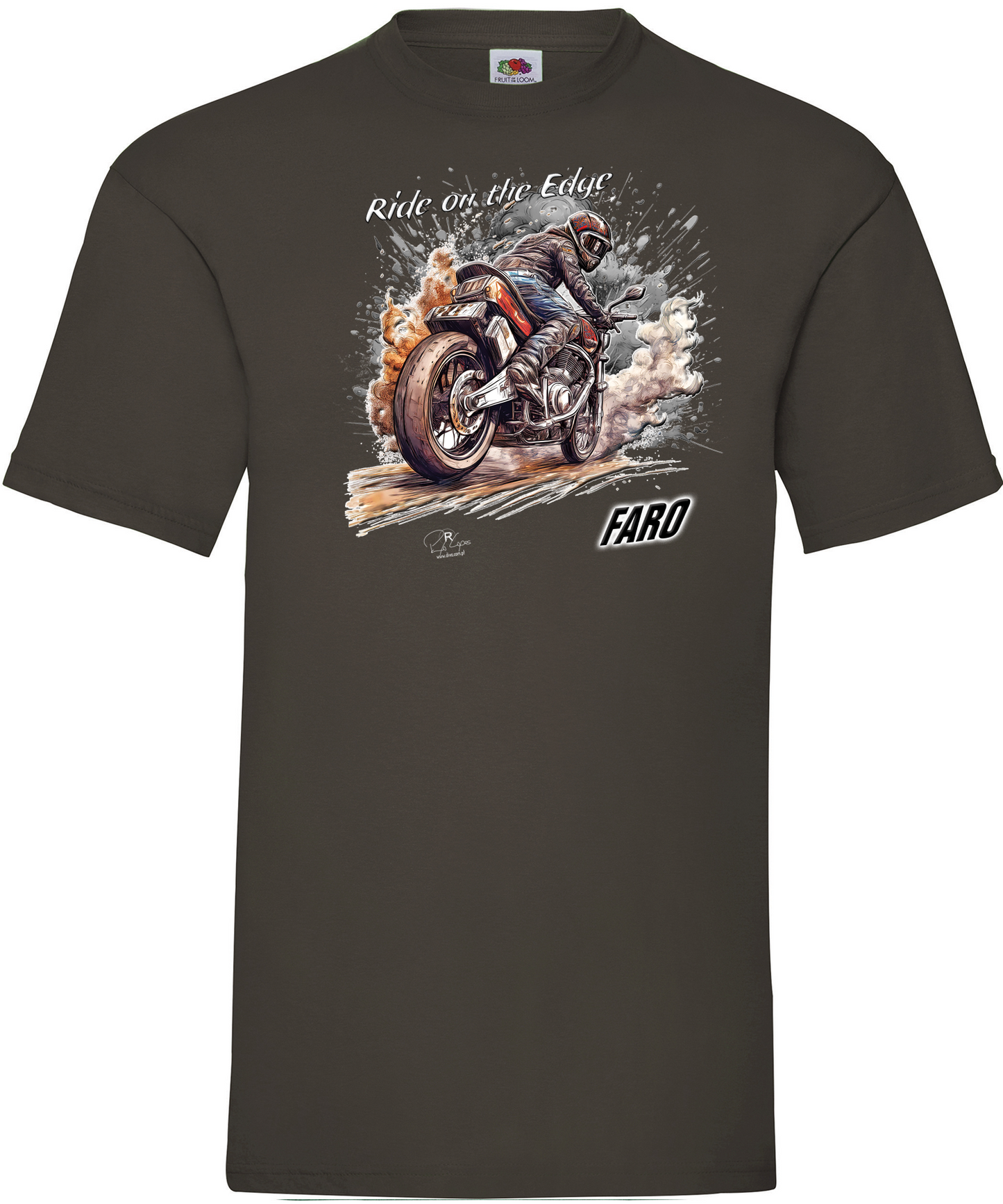 T-shirt Ride on the Edge Faro