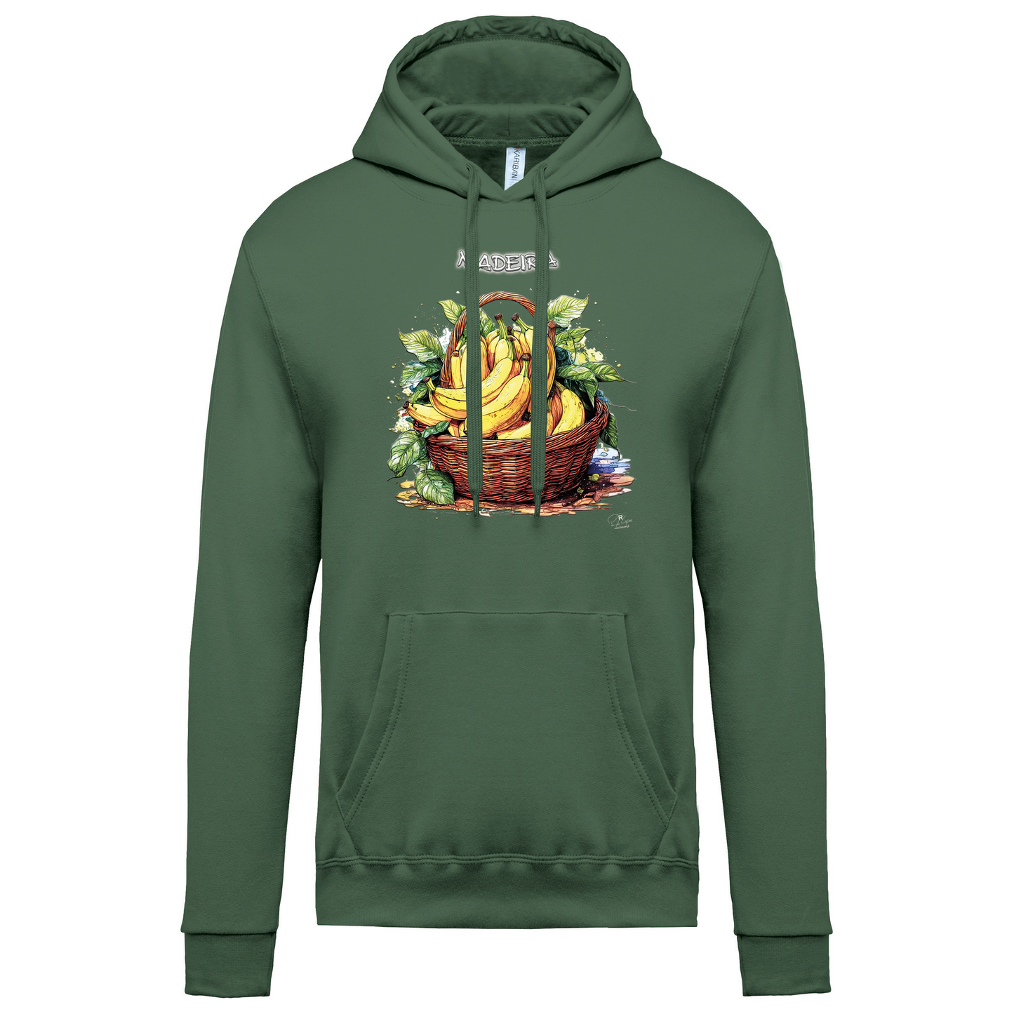 Sweatshirt Kariban com Capuz Cesto Bananas