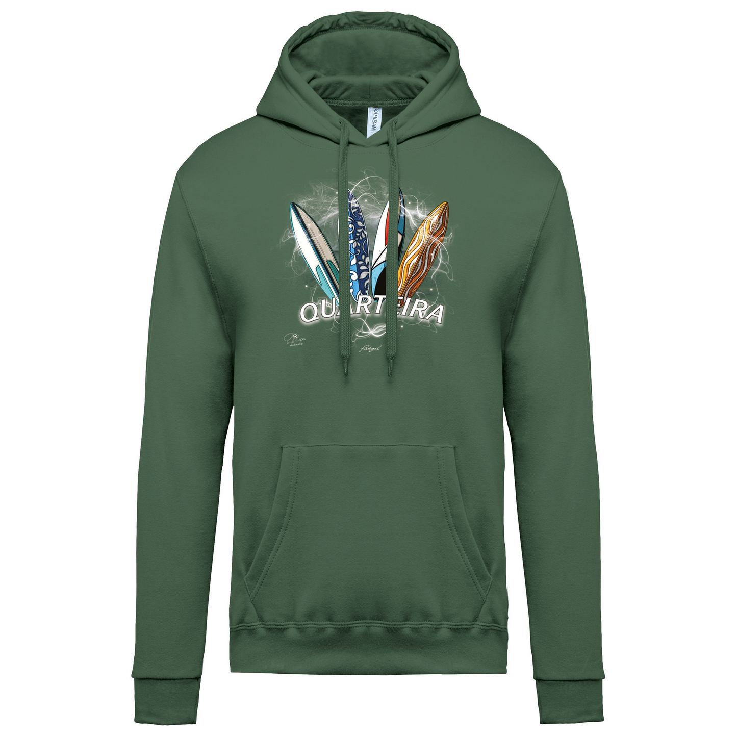 Sweatshirt Kariban com Capuz Surfboards Quarteira
