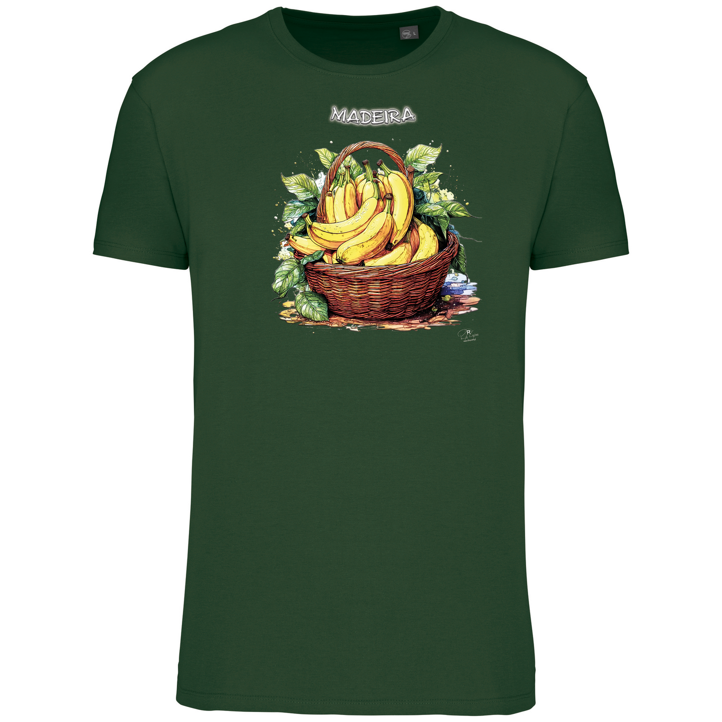 T-Shirt Algodão Biológico Cesto Bananas