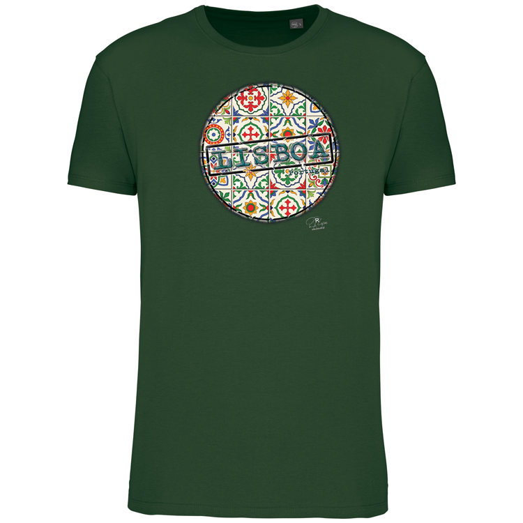 T-Shirt Algodão Biológico Pin Lisboa