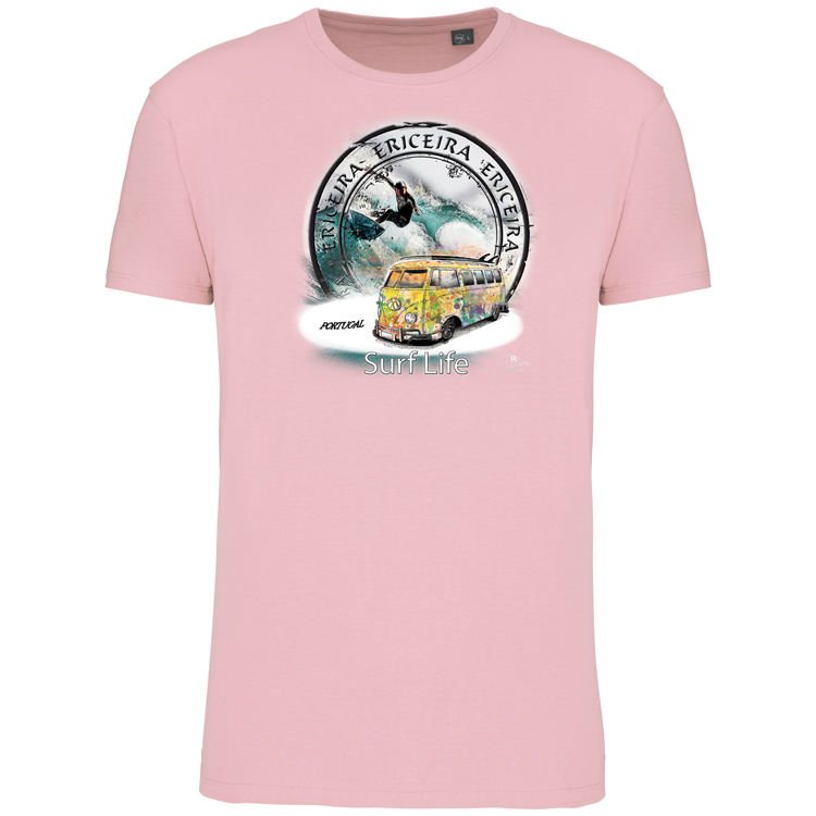 T-Shirt Algodão Biológico Surf Life Ericeira
