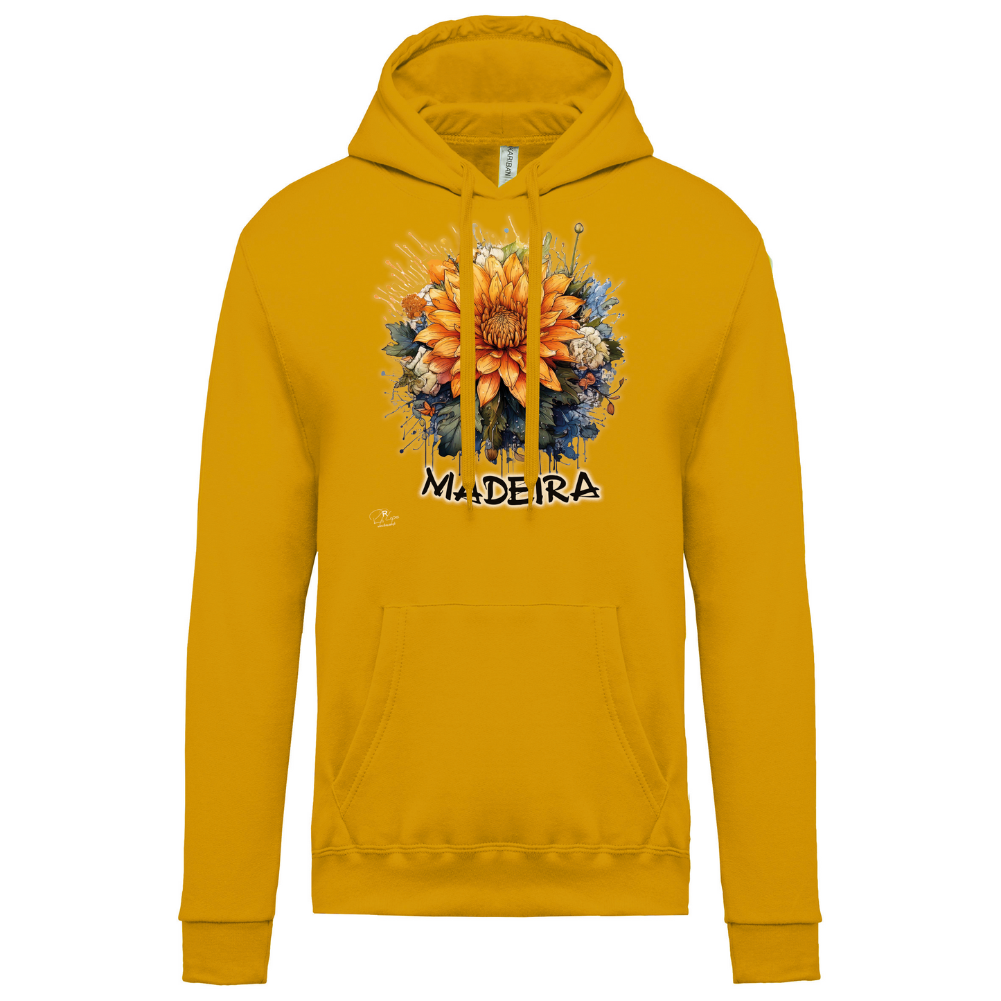 Sweatshirt Kariban com Capuz Arranjo Floral 1