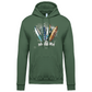 Sweatshirt Kariban com Capuz Surfboards Ilha da Madeira