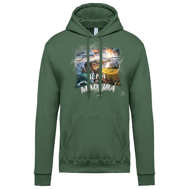 Sweatshirt Kariban com Capuz Ponta de São Lourenço