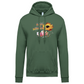 Sweatshirt Kariban com Capuz Madeira Flowers