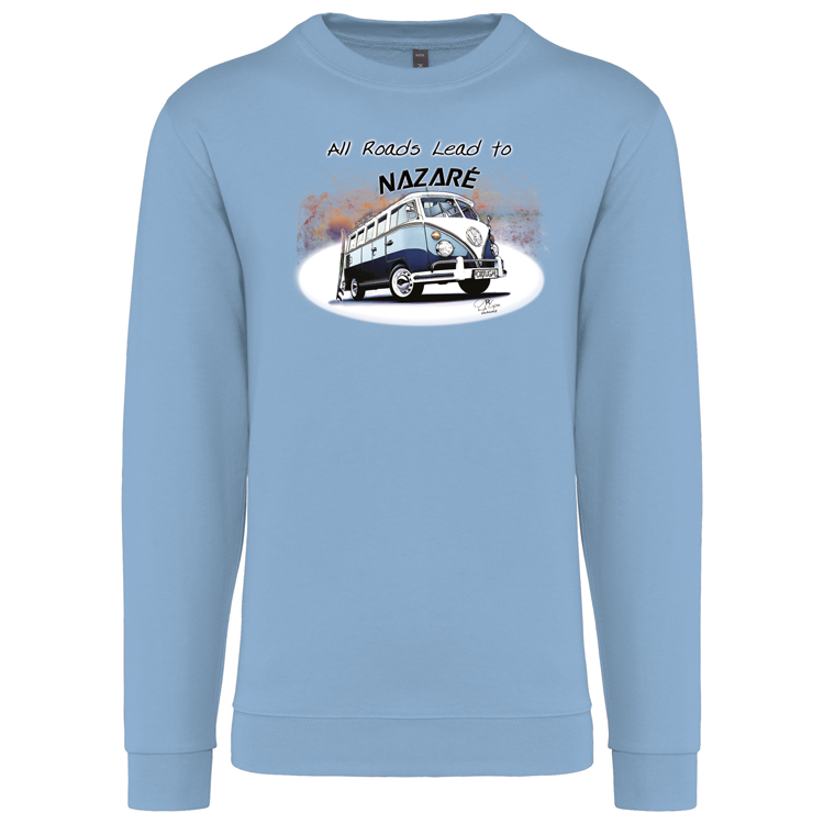 Sweatshirt Kariban sem Capuz All Roads Lead to Nazaré