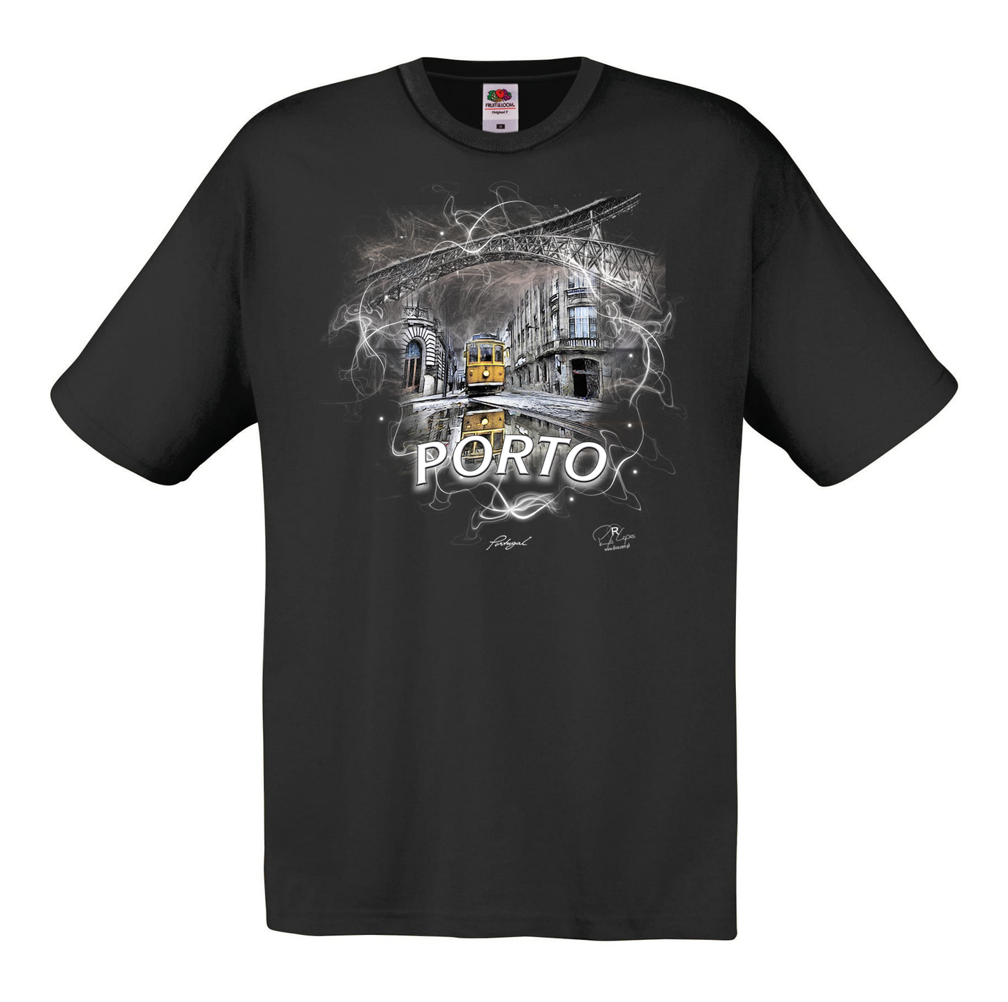 T-shirt Fruit of the Loom, Original 145g, Carreira 22 Porto