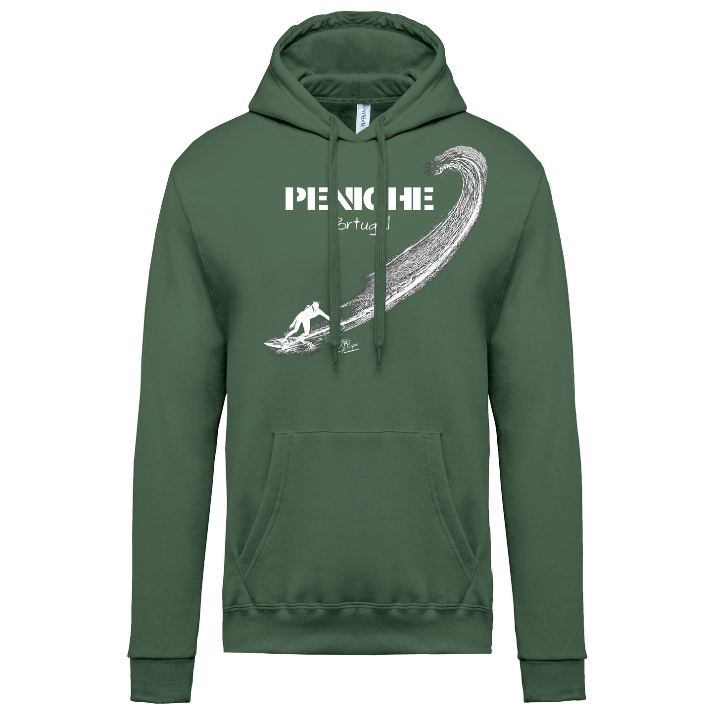 Sweatshirt Kariban com Capuz Surf Peniche