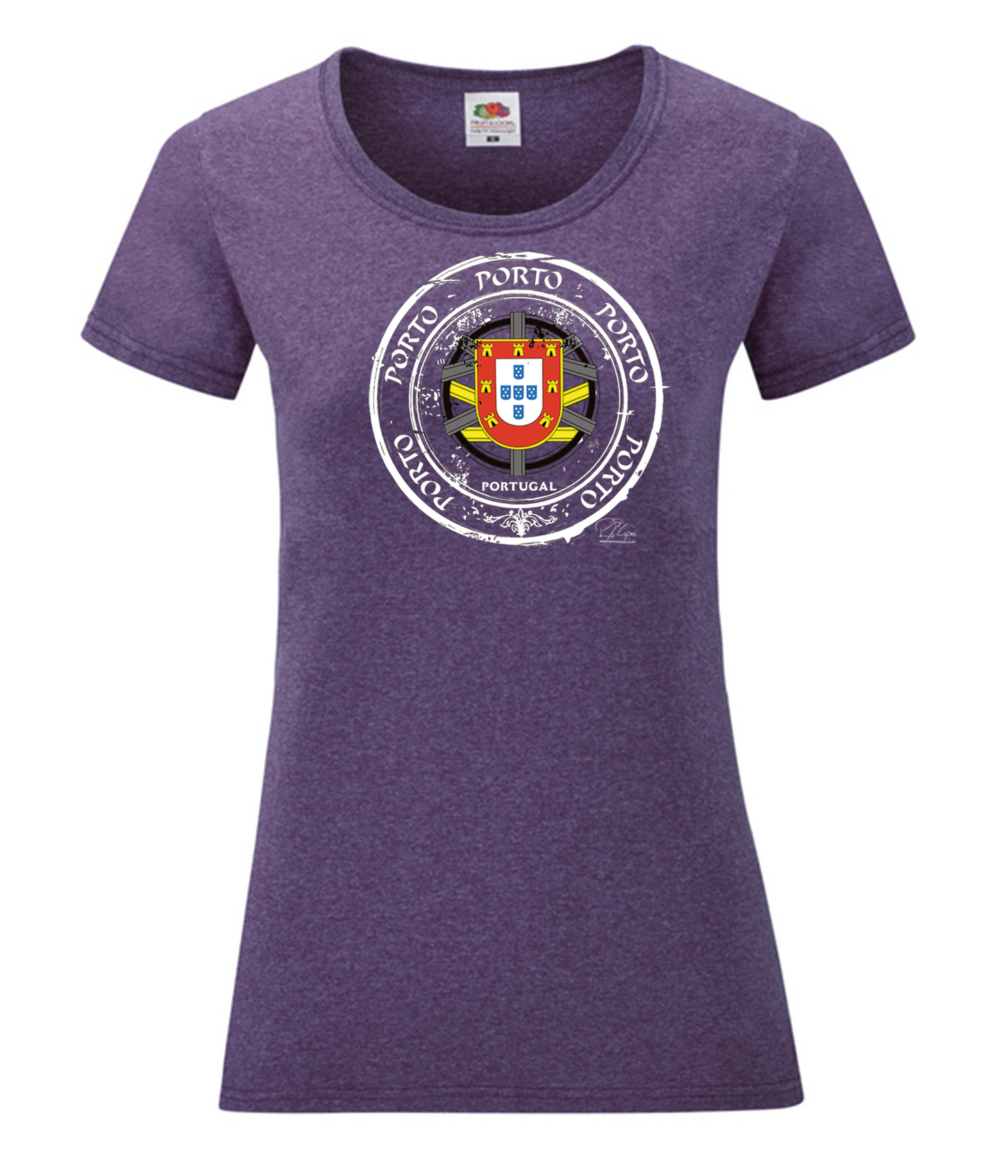 T-shirt Senhora Selo Escudo Porto