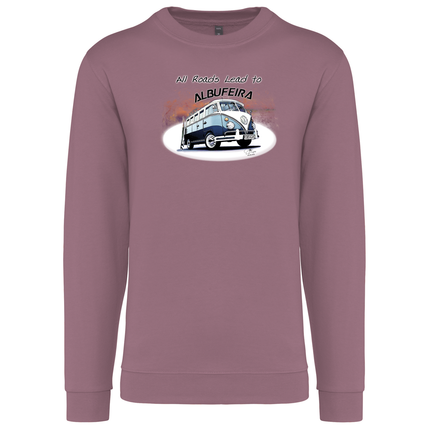 Sweatshirt Kariban sem Capuz All Roads Lead to Albufeira