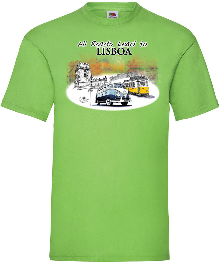 T-shirt All Roads Lead to Lisboa