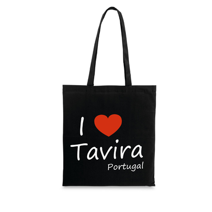 Saco Algodão 140g I Love Tavira