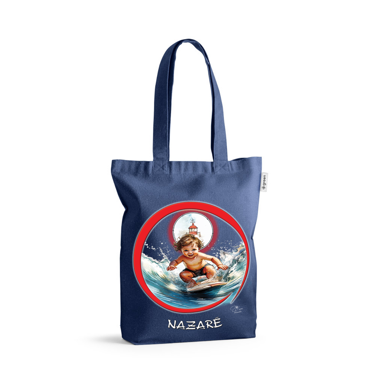 Sacos de Algodão Ecológico 220g Baby Surfer Nazaré