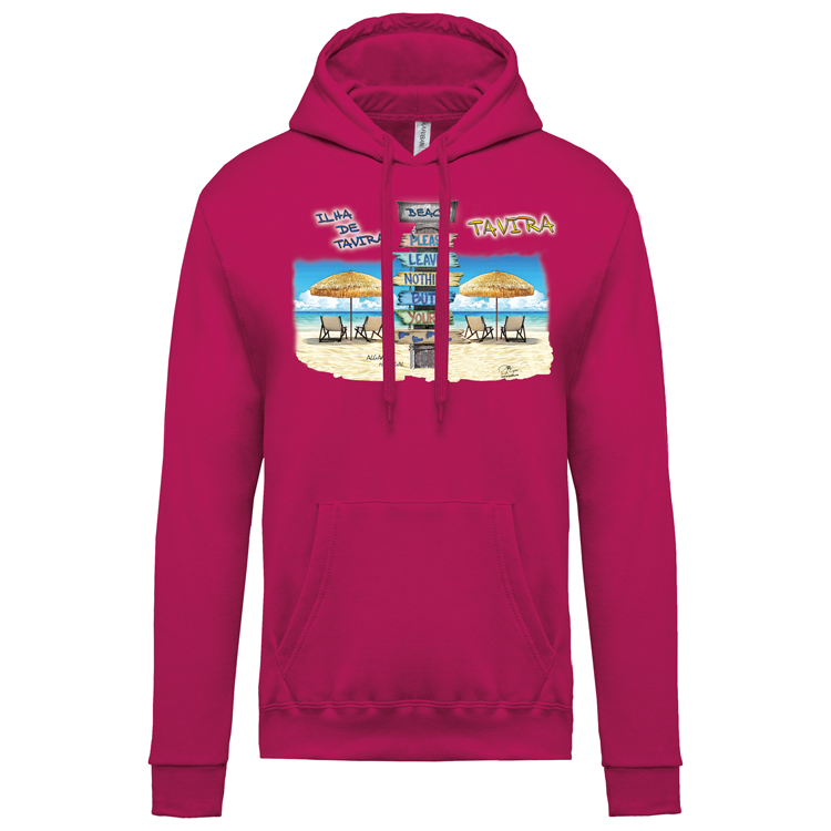 Sweatshirt Kariban com Capuz Pegadas Tavira