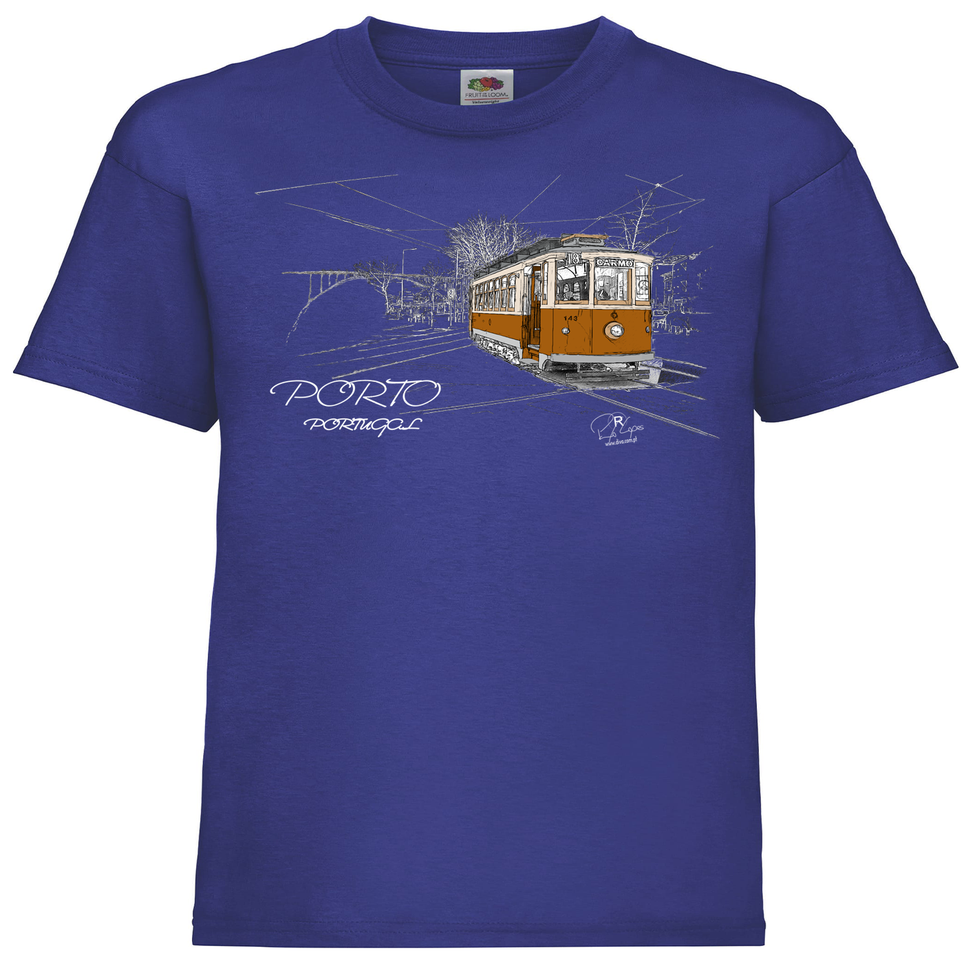 T-shirt Fruit of the Loom Kids Carmo
