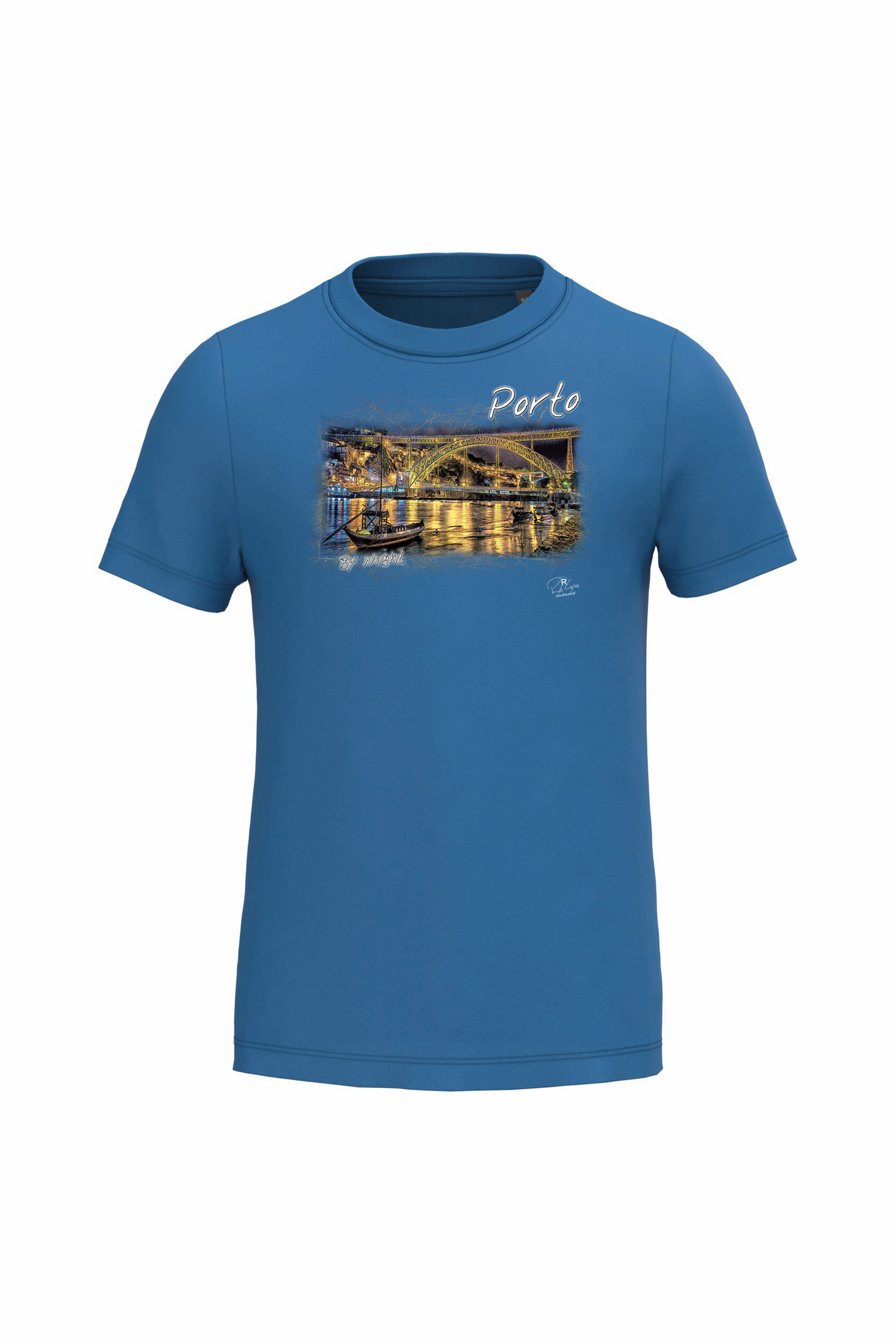 T-shirt de Criança Kariban Porto By Night
