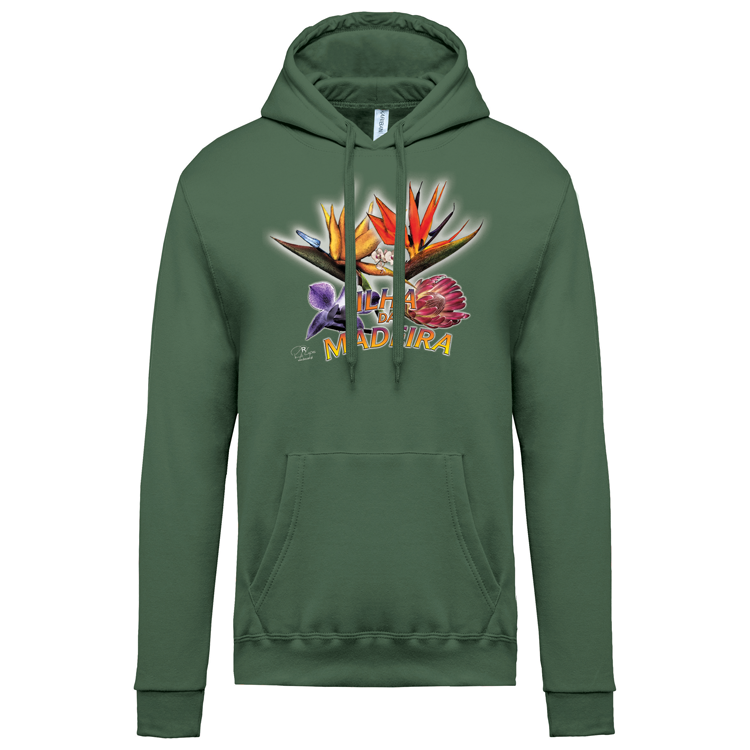 Sweatshirt Kariban com Capuz Estrelícias