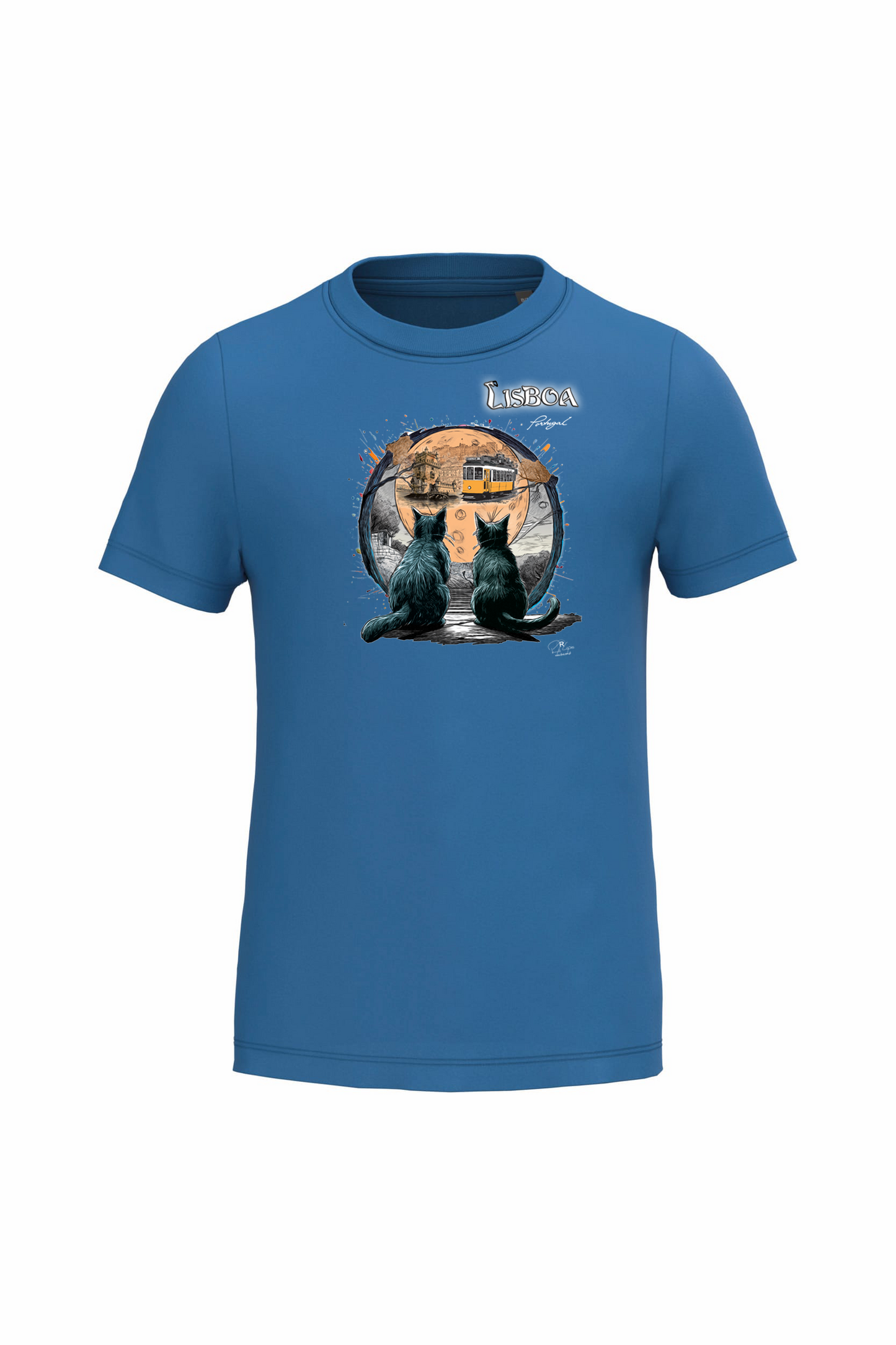 T-shirt de Criança Kariban Luar Lisboa