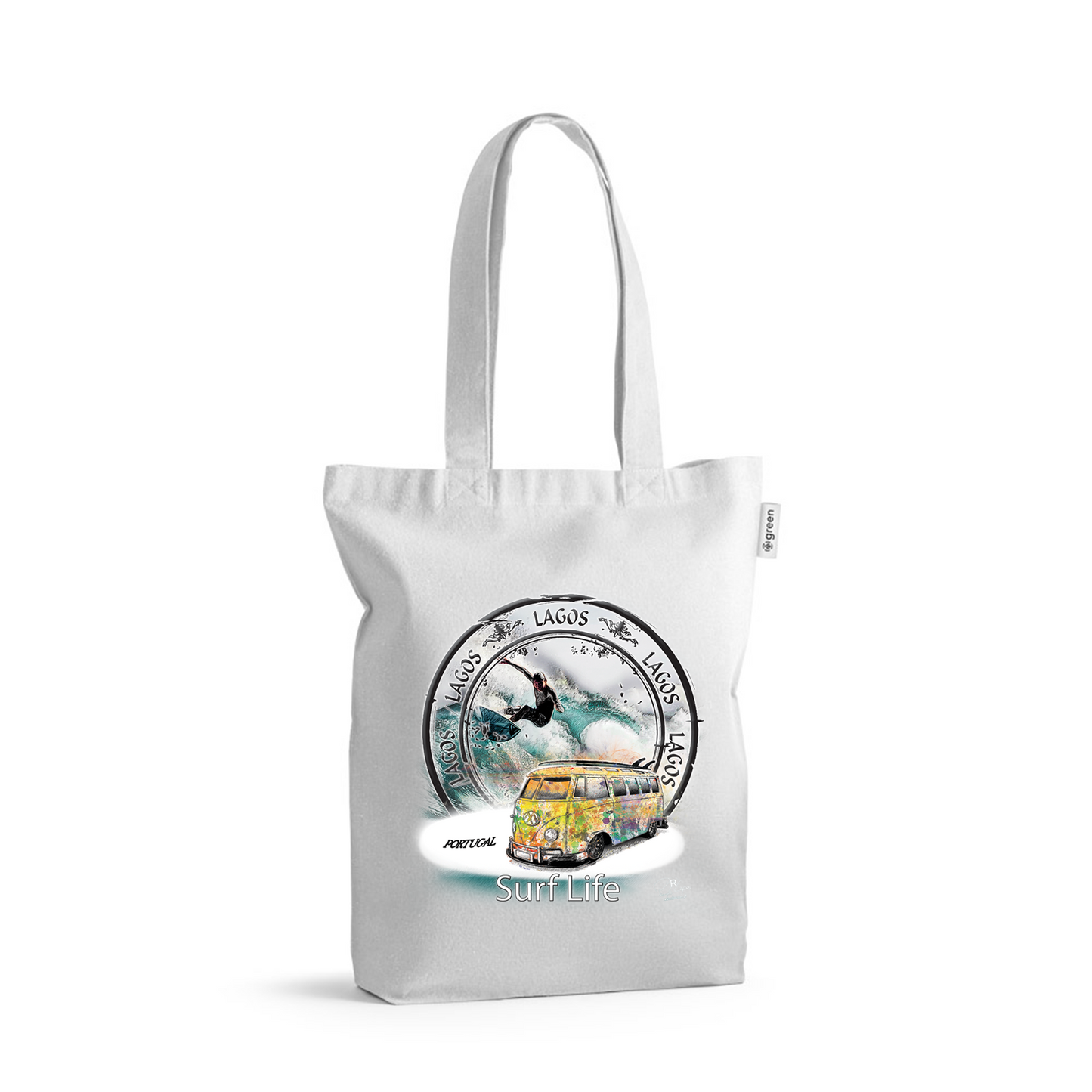 Sacos de Algodão Ecológico 220g Surf Life Lagos