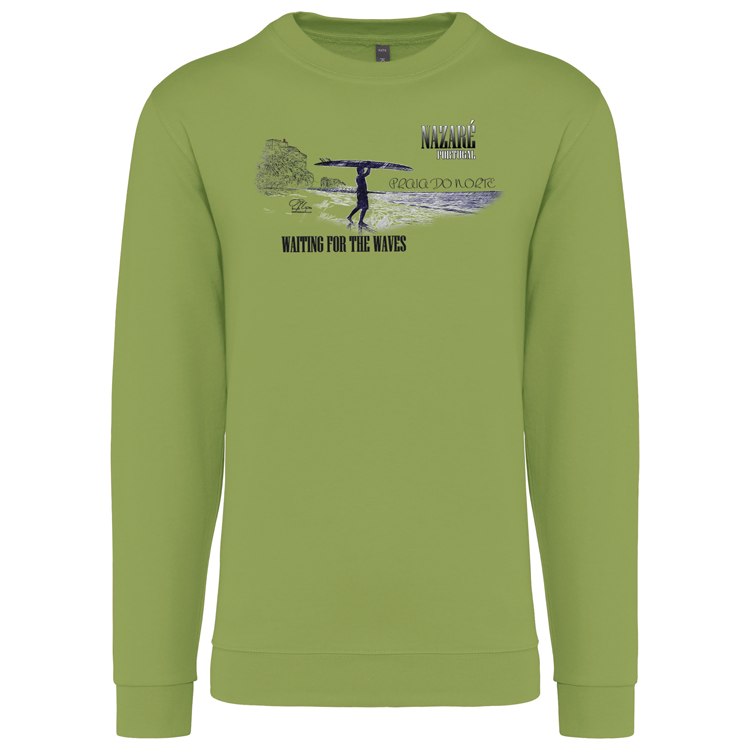 Sweatshirt Kariban sem Capuz Praia do Norte