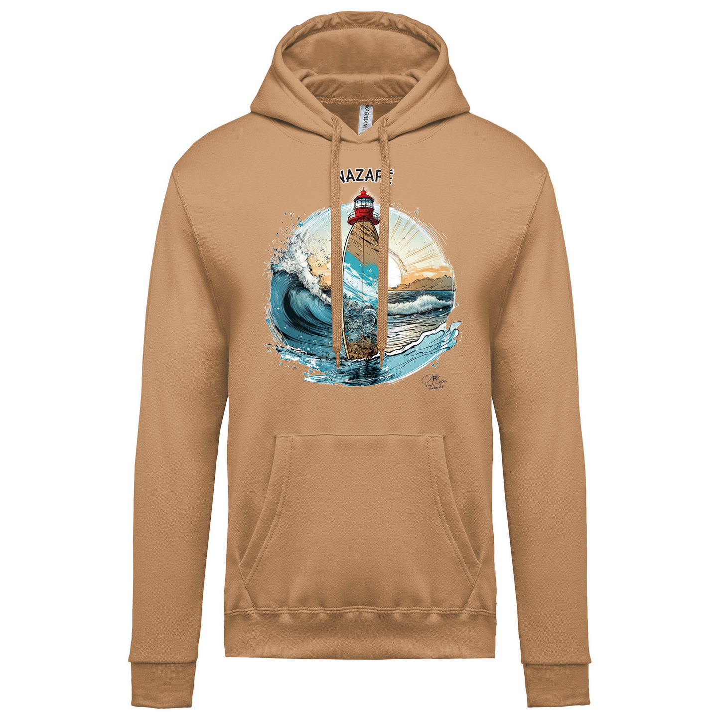 Sweatshirt Kariban com Capuz Sol Nazaré
