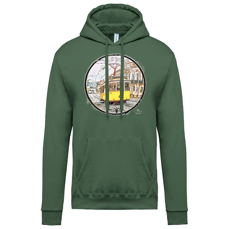 Sweatshirt Kariban com Capuz Calçada do Combro