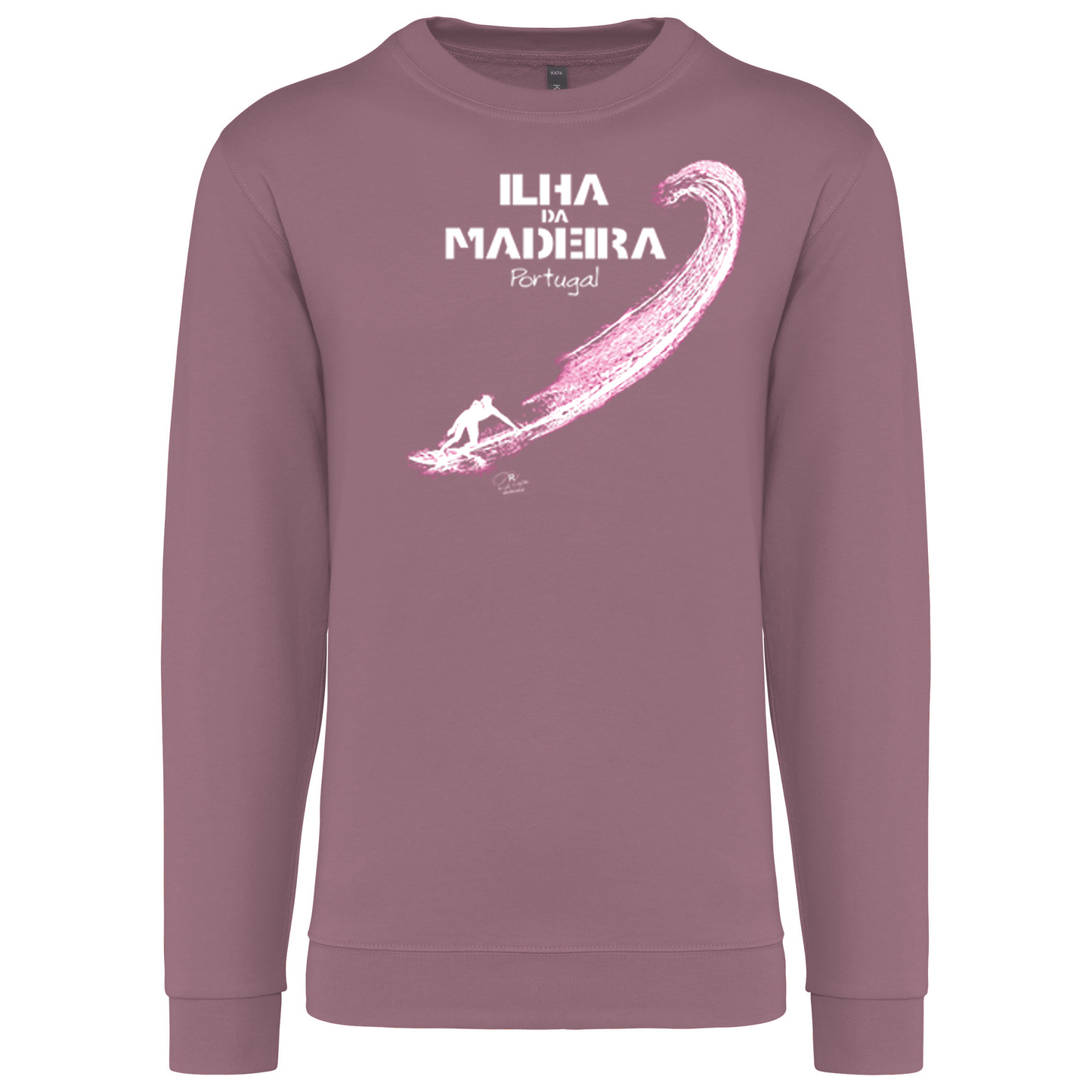 Sweatshirt Kariban sem Capuz Surf Ilha da Madeira