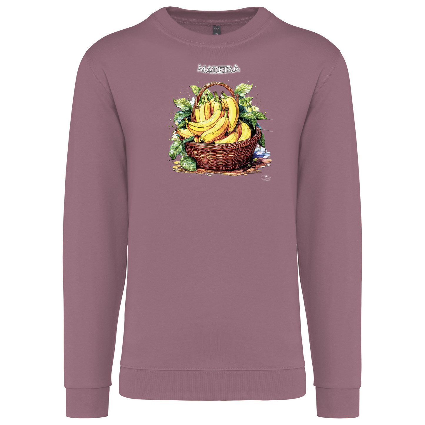 Sweatshirt Kariban sem Capuz Cesto Bananas
