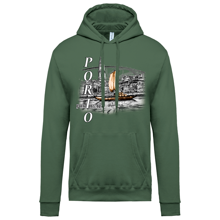 Sweatshirt Kariban com Capuz Ribeira