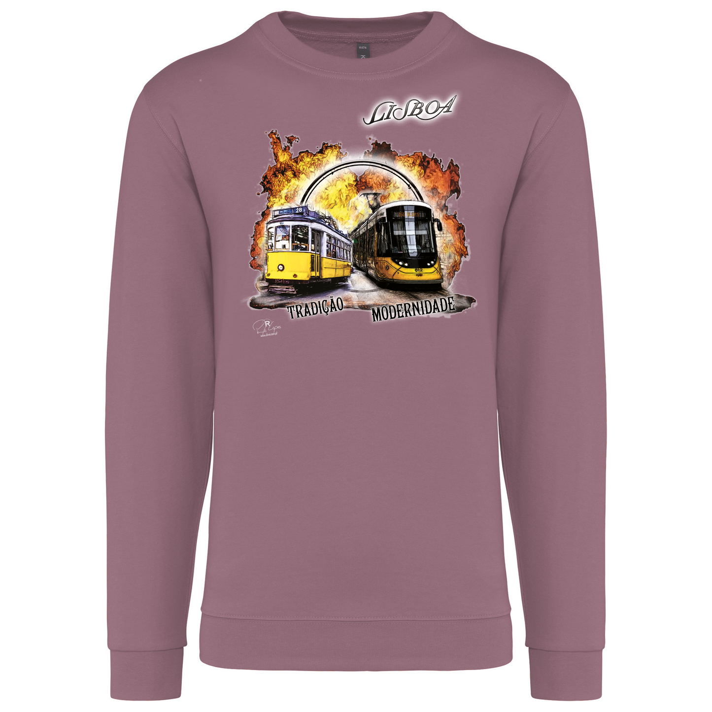 Sweatshirt Kariban sem Capuz Tradição e Modernidade