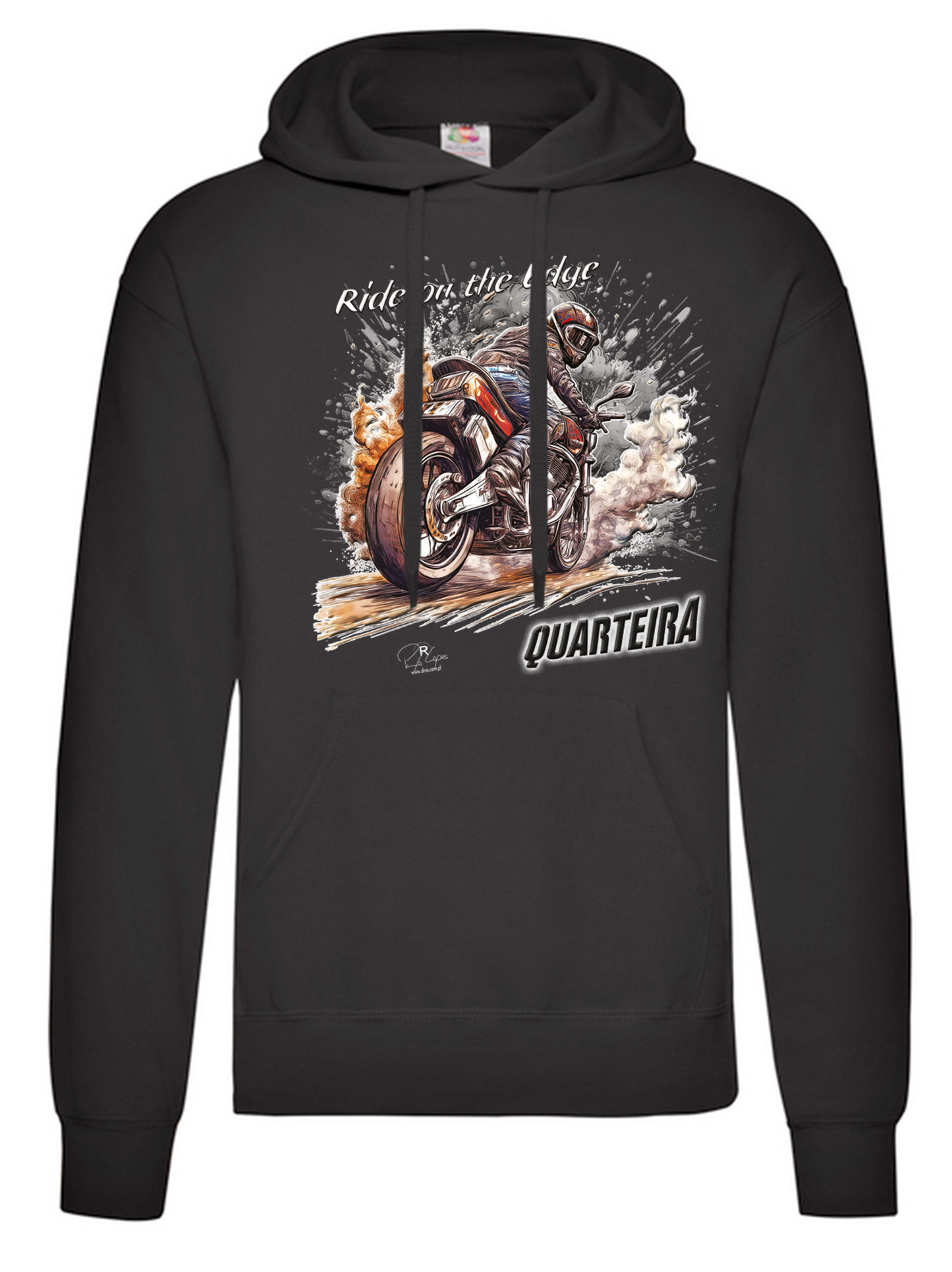 Sweatshirt Surfboards Ride on the Edge Quarteira