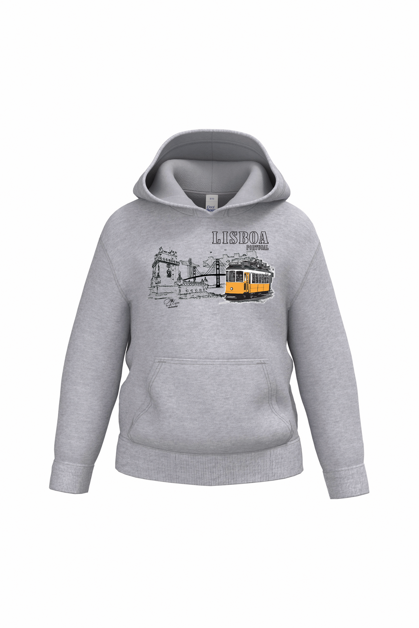 Sweatshirt com capuz Ideal Kids Monumentos Lisboa