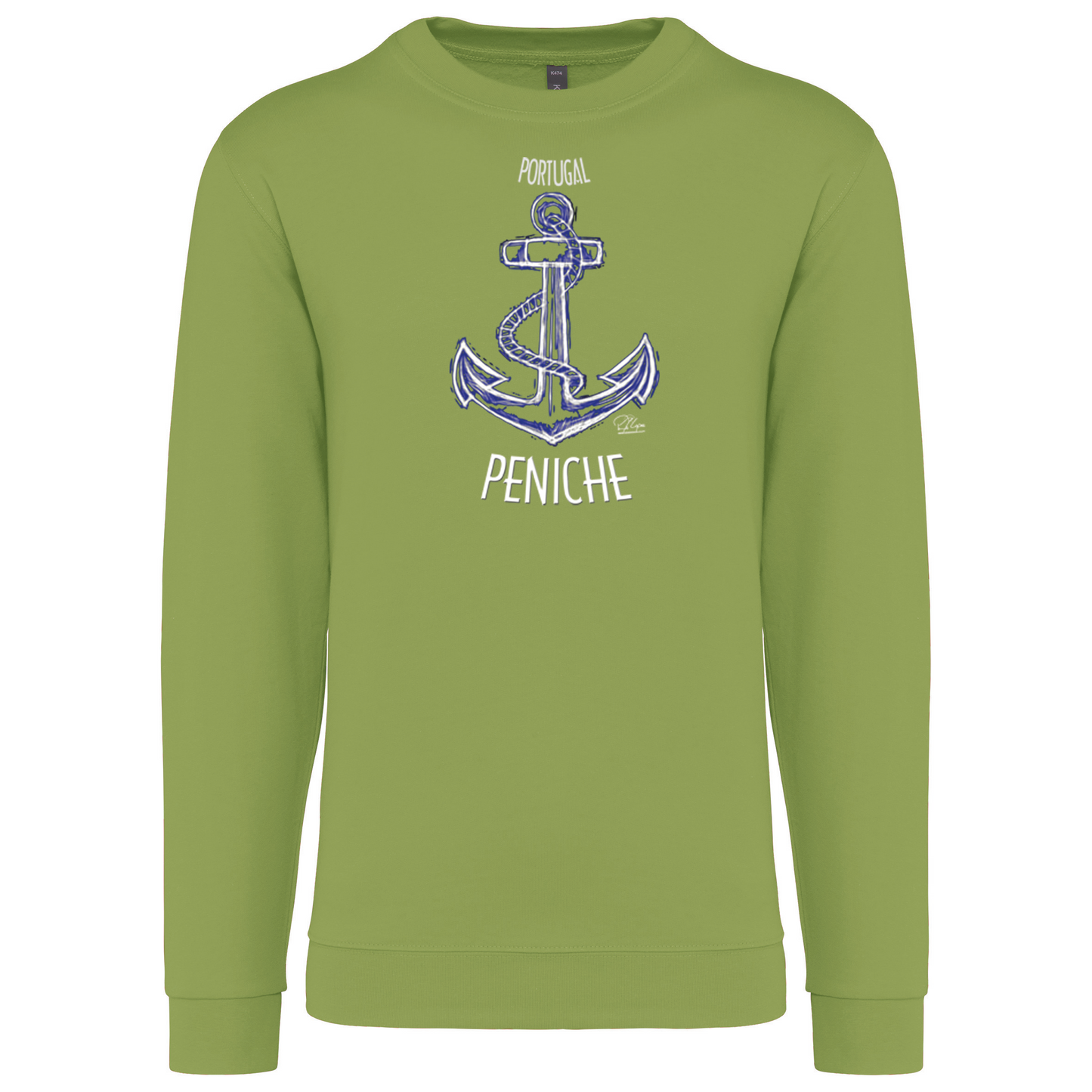 Sweatshirt Kariban sem Capuz Âncora Peniche