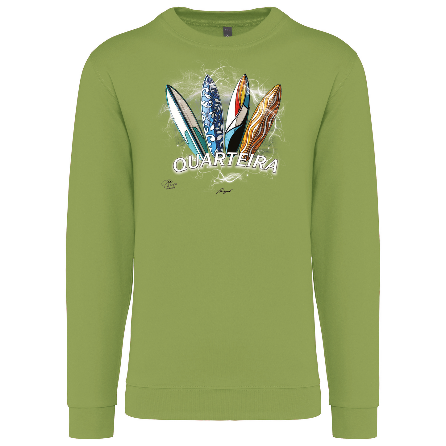 Sweatshirt Kariban sem Capuz Surfboards Quarteira
