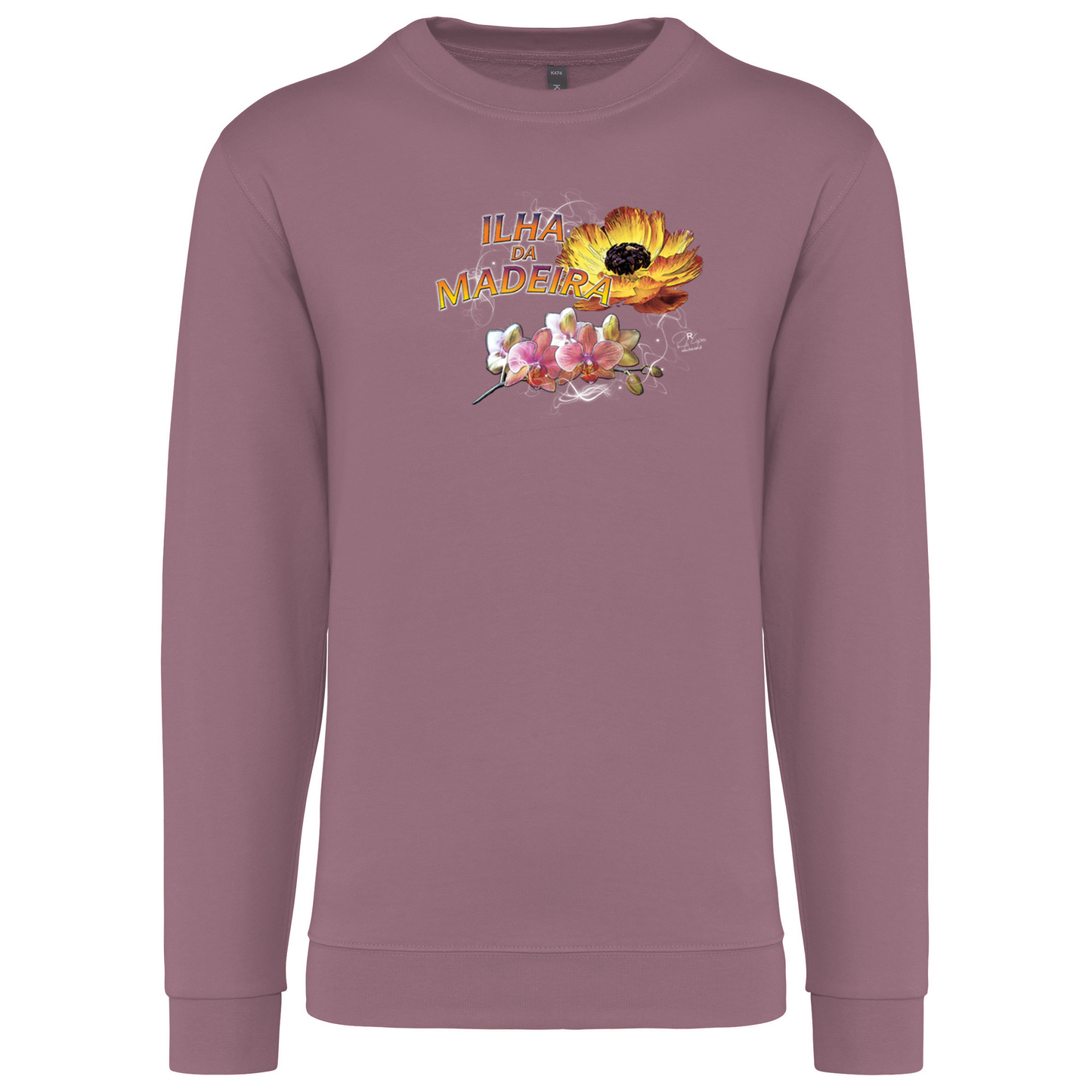 Sweatshirt Kariban sem Capuz Madeira Flowers