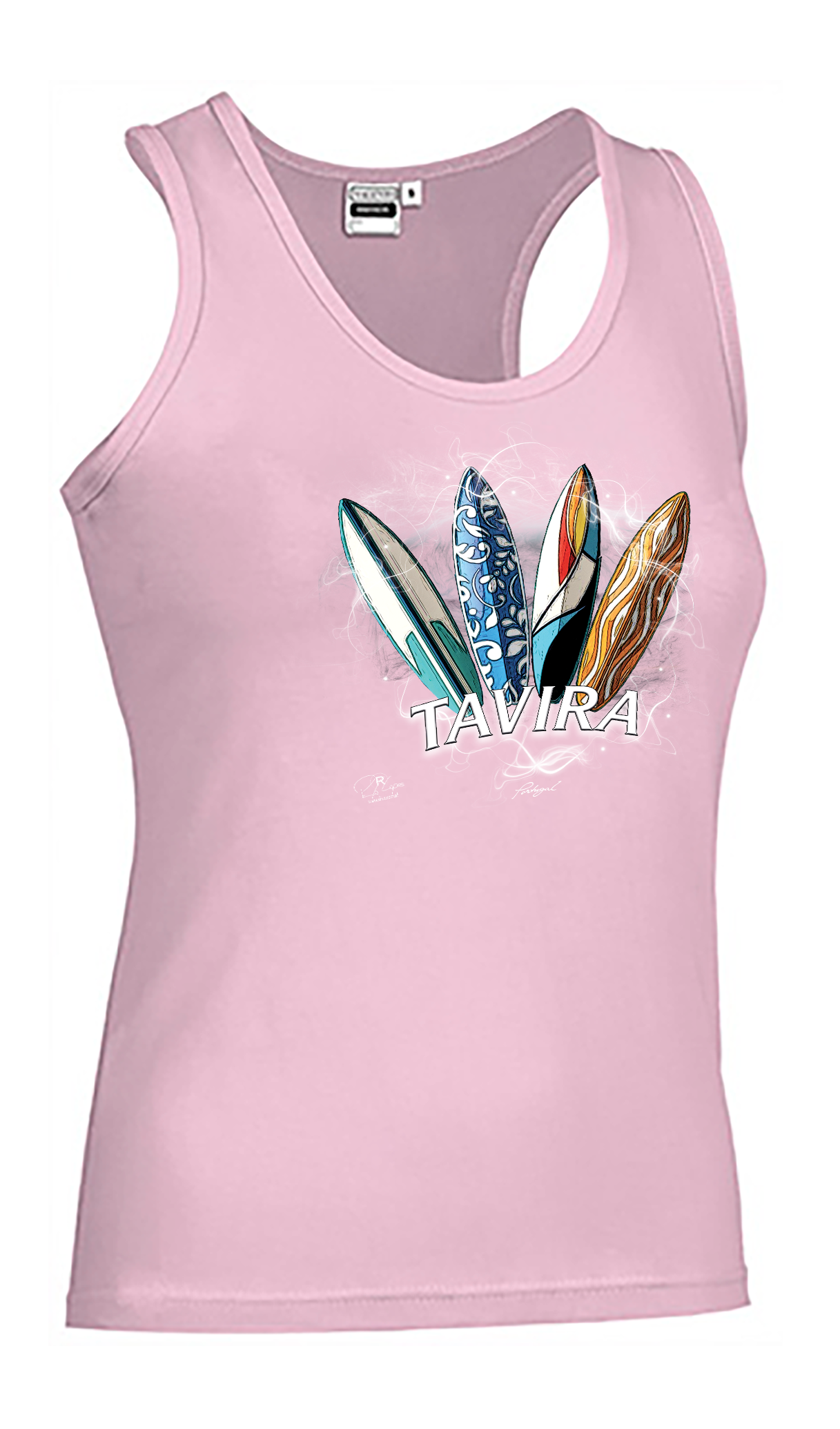 T-shirt Alças Senhora Surfboards Tavira