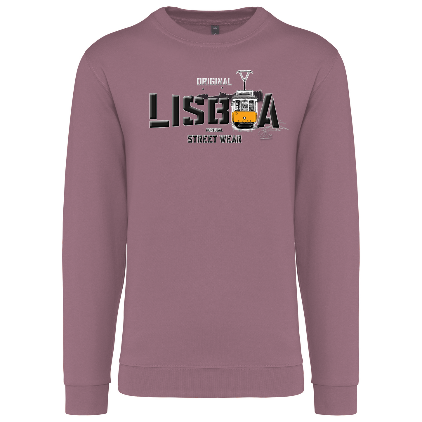 Sweatshirt Kariban sem Capuz Original Lisboa