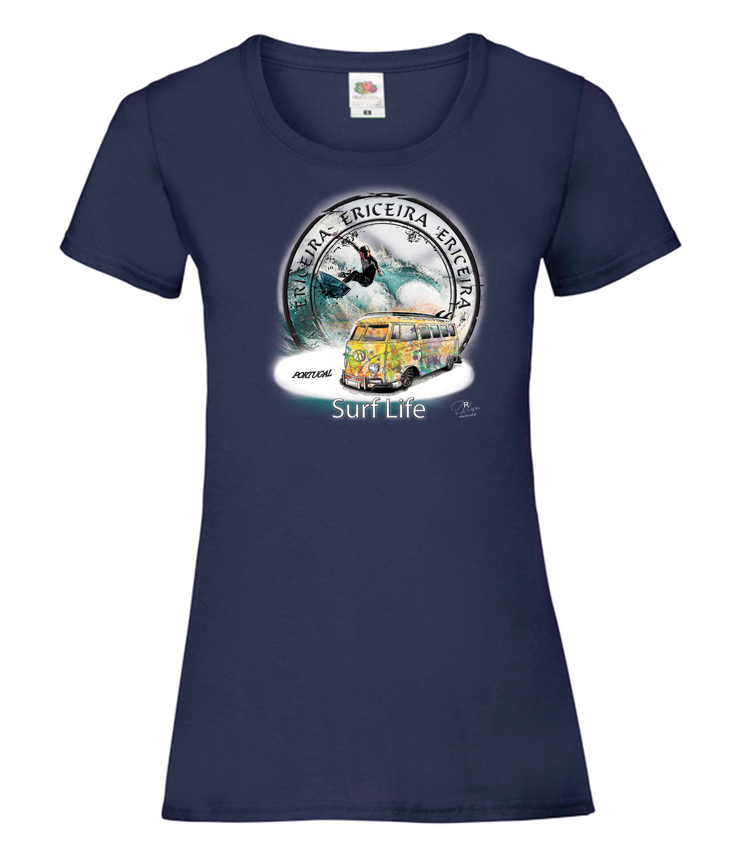 T-shirt Senhora Surf Life Ericeira