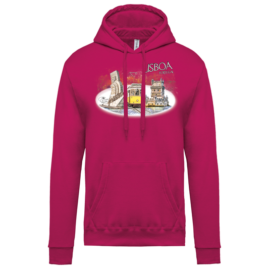 Sweatshirt Kariban com Capuz Monumentos Belém