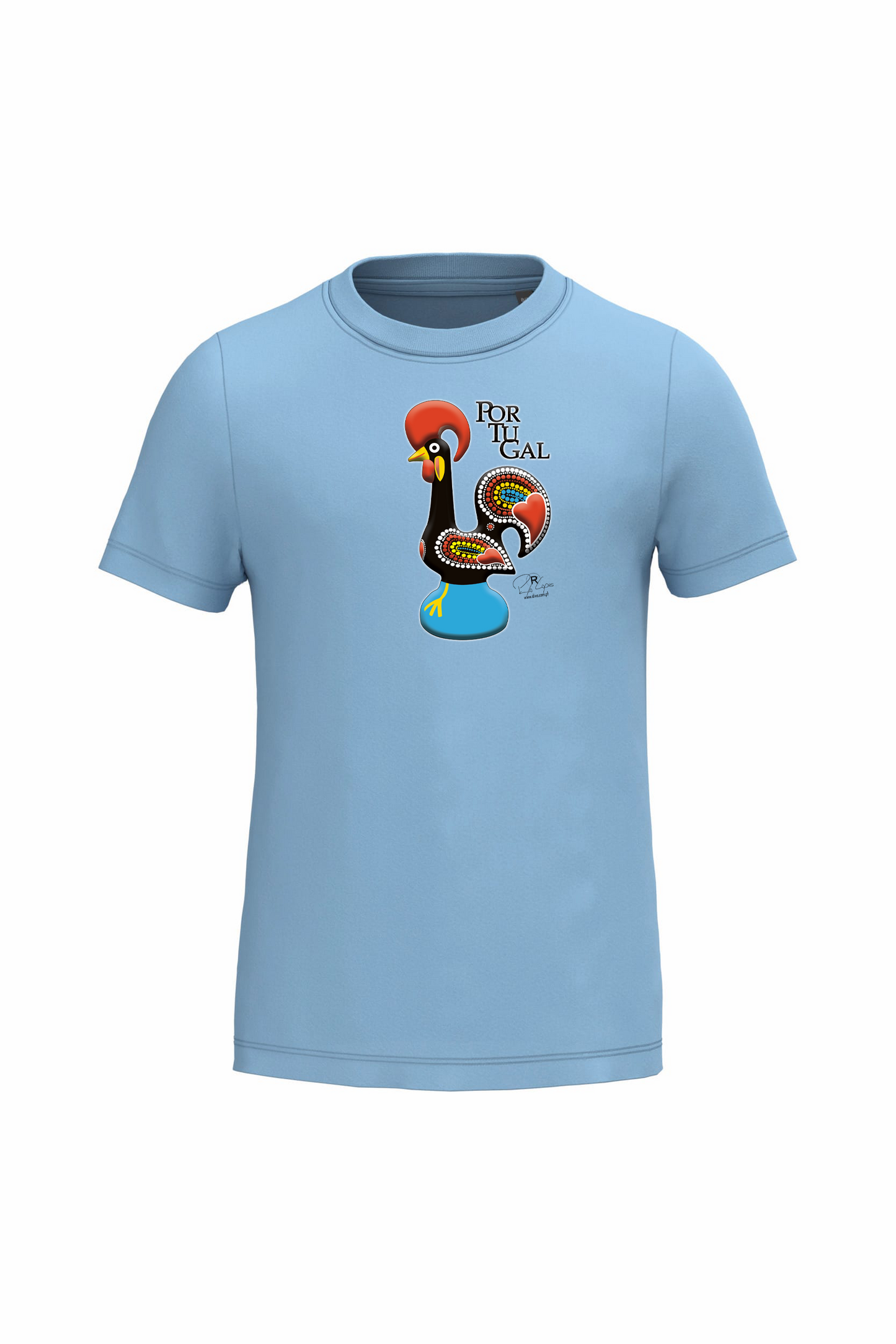 T-shirt de Criança Kariban Galo de Barcelos