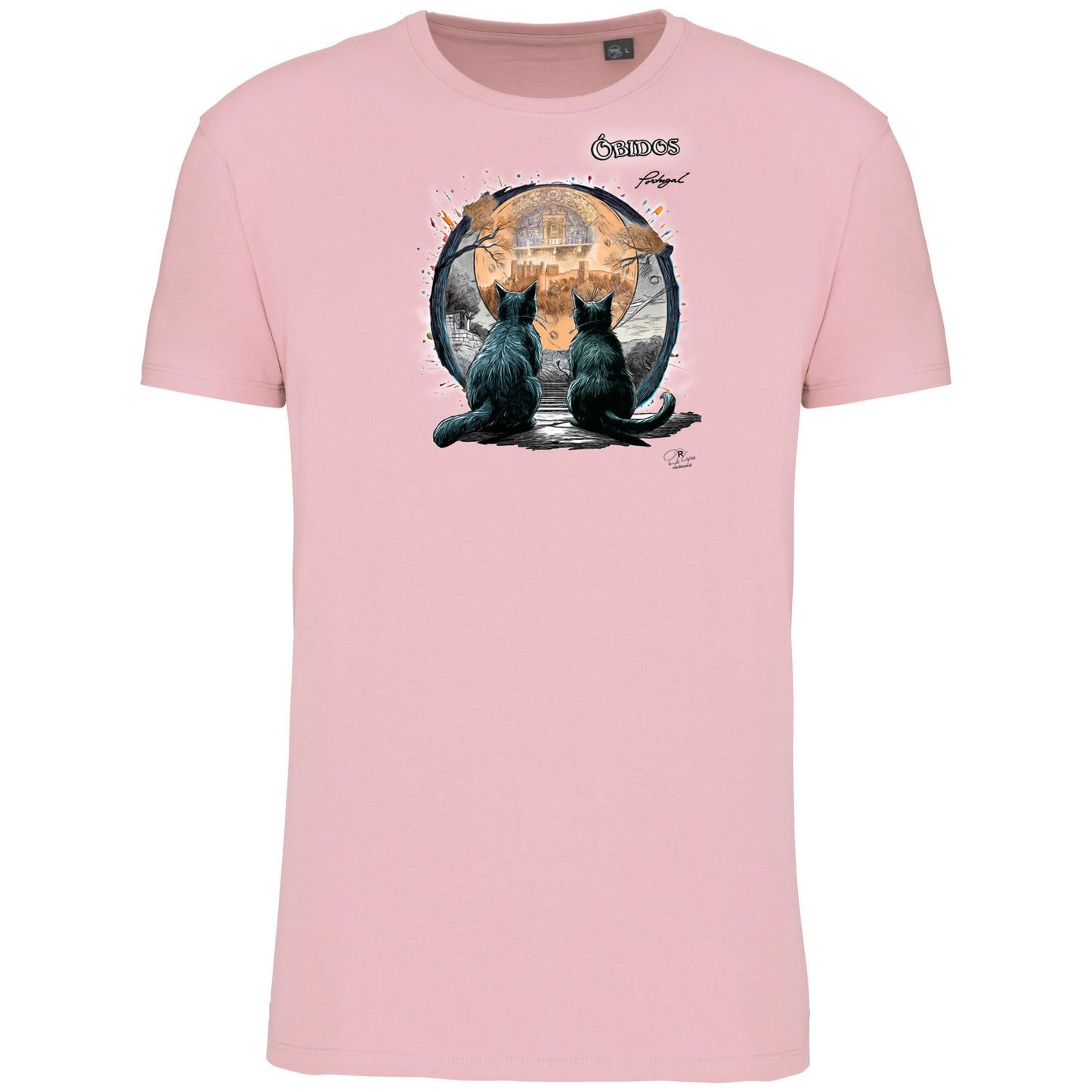 T-Shirt Algodão Biológico Luar Óbidos